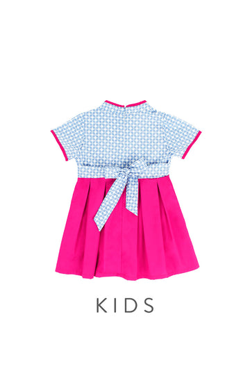KIDS Four Leaf Clover Porcelain Cheongsam Dress
